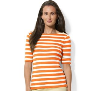 Ralph Lauren Striped Boatneck Top